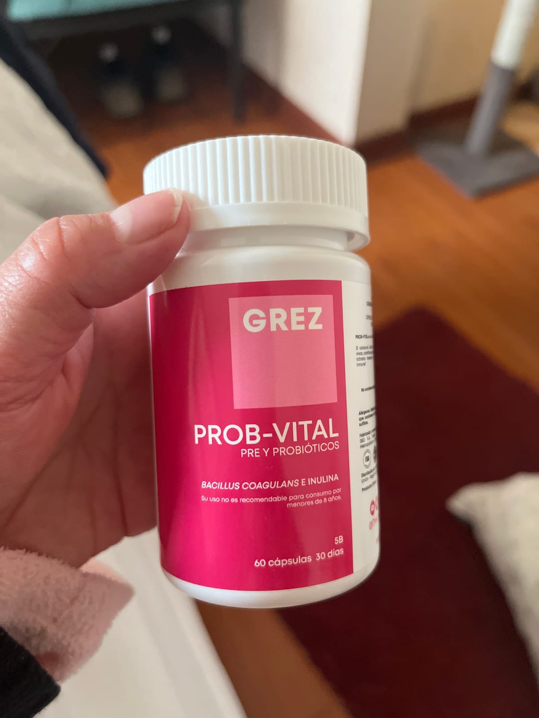 Customer photo review of PROB-VITAL - Simbiótico (Probióticos & prebióticos)