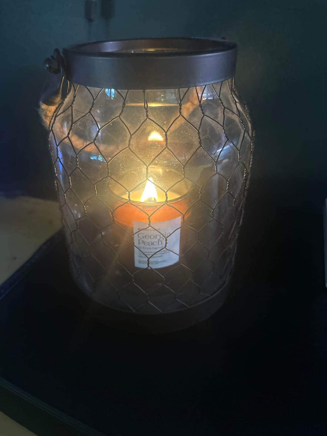 Customer photo review of Georgia Peach Candle by Eryn Carroll