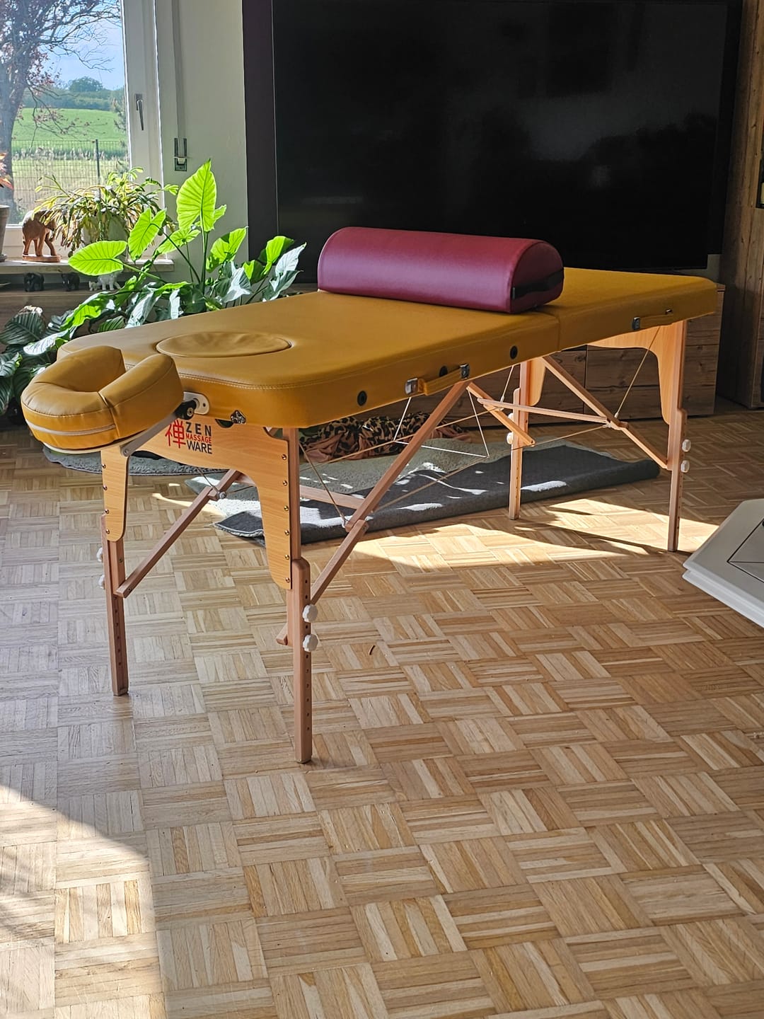 Customer photo review of Massageliege Zen BASIC III Flat