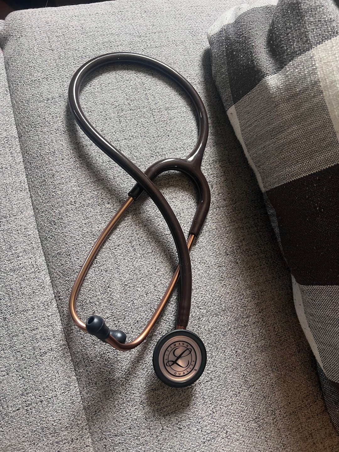 Customer photo review of Littmann Classic III Monitoring Stethoscope: Chocolate & Copper 5809