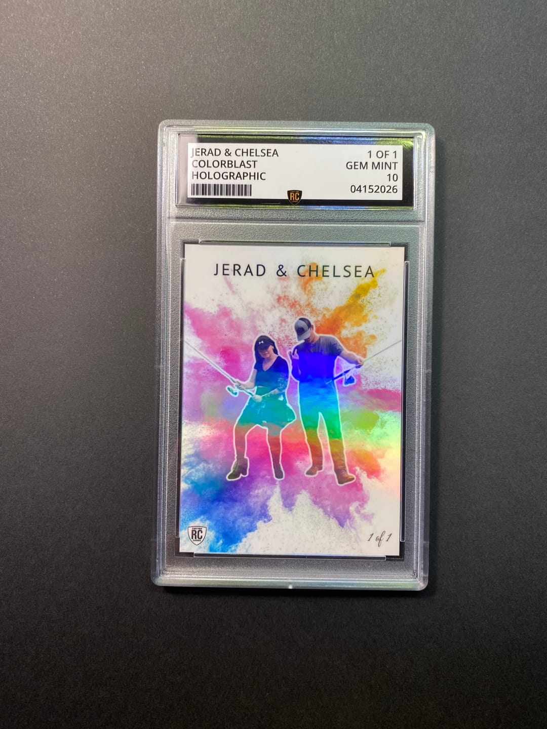 Customer photo review of Custom Graded Card