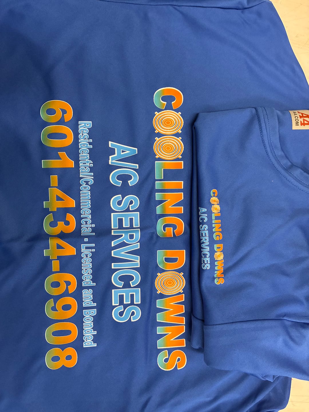 Customer photo review of Custom DTF Gang Roll Transfer