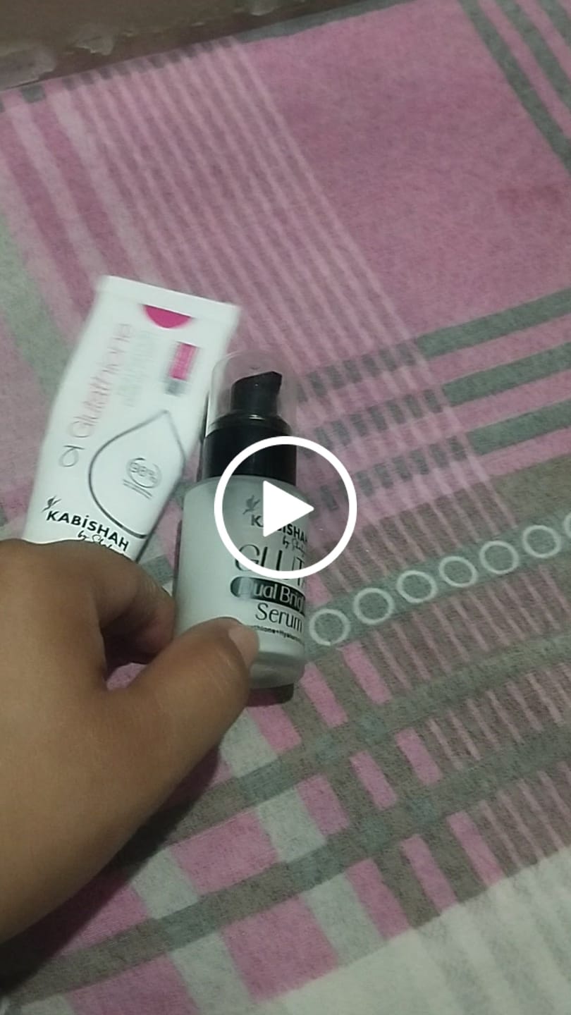 Customer video review of Gluta Dual Bright Serum