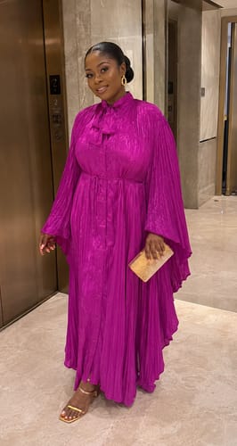 Customer photo review of Aurielle Radiance Dress | Pink