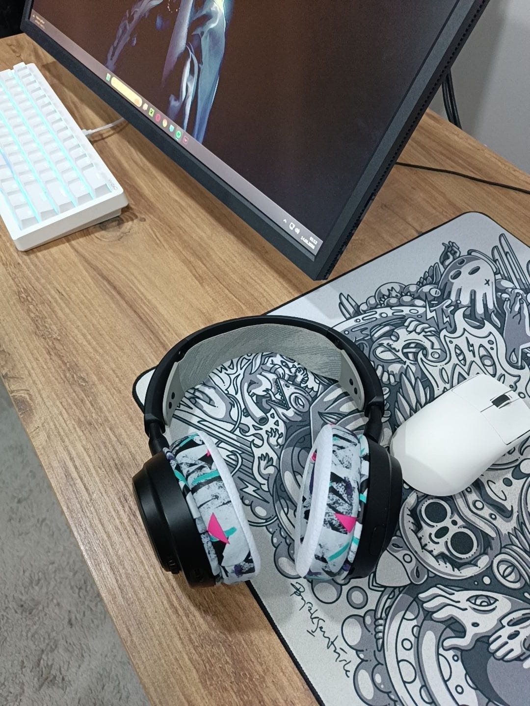 Customer photo review of Wicked Cushions FreeZe Soğutma Jelli Kulaklık Pedleri - Arctis Nova Serisi
