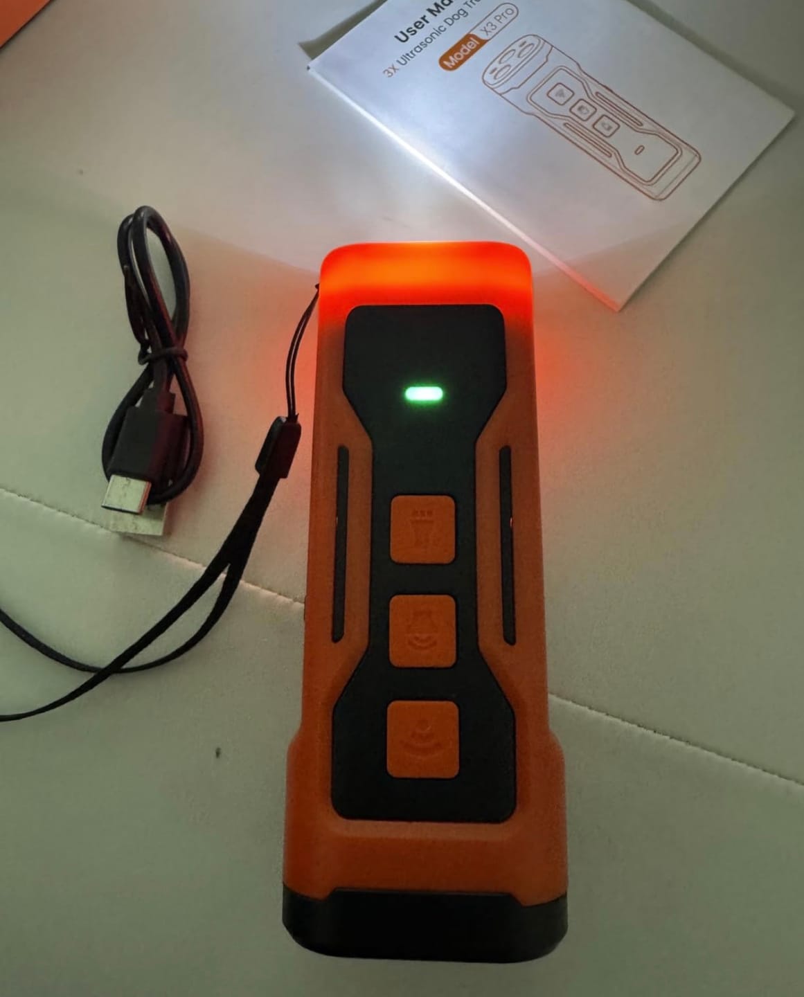 Customer photo review of Dog Bark Control Device