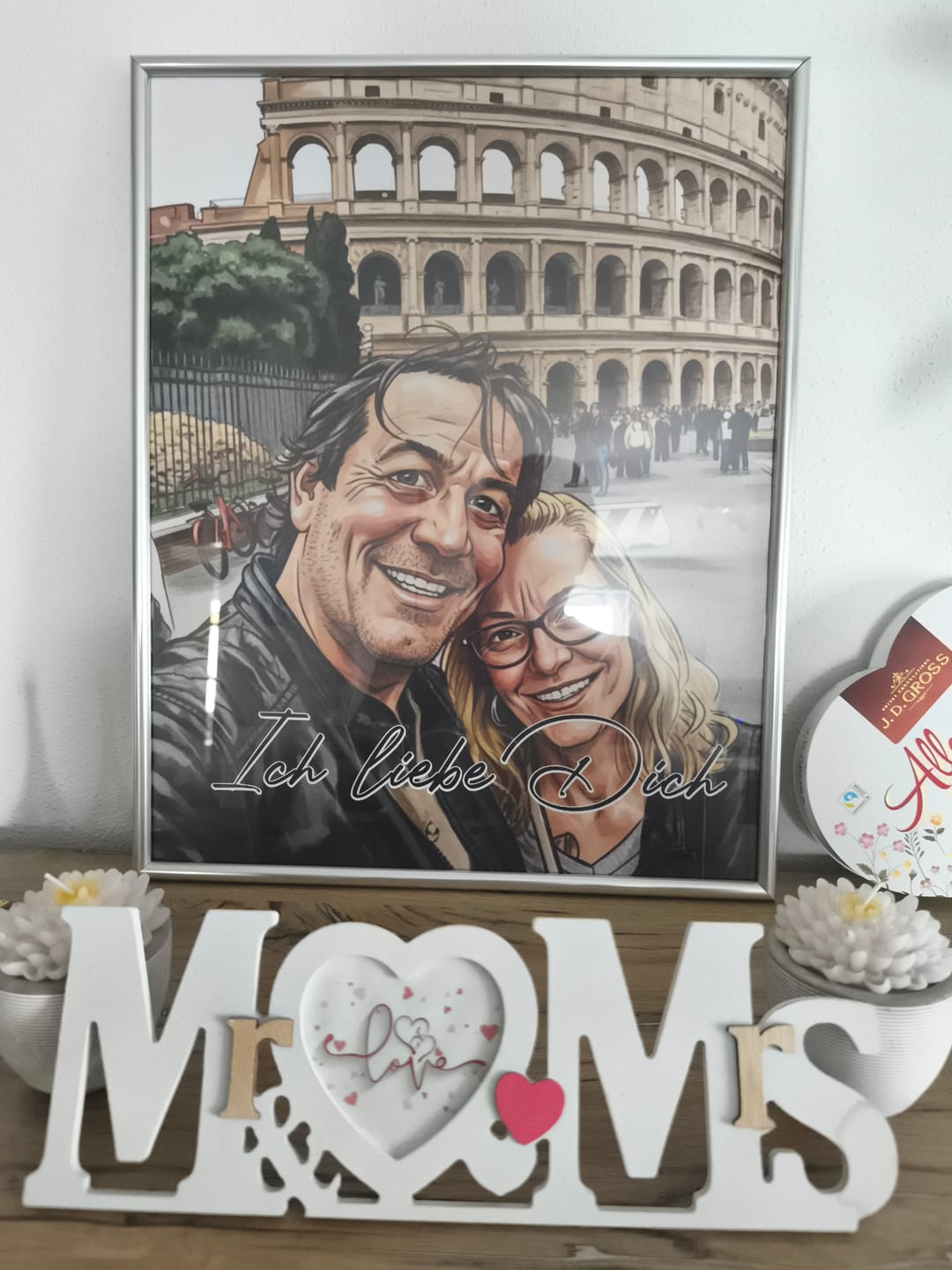 Customer photo review of ColorSketch Poster Dein Foto als handgezeichnete Karikatur