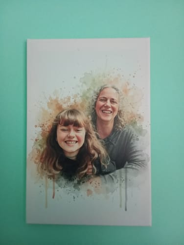 Customer photo review of Vuestra foto como obra de arte – con vista previa en vivo, como póster o lienzo