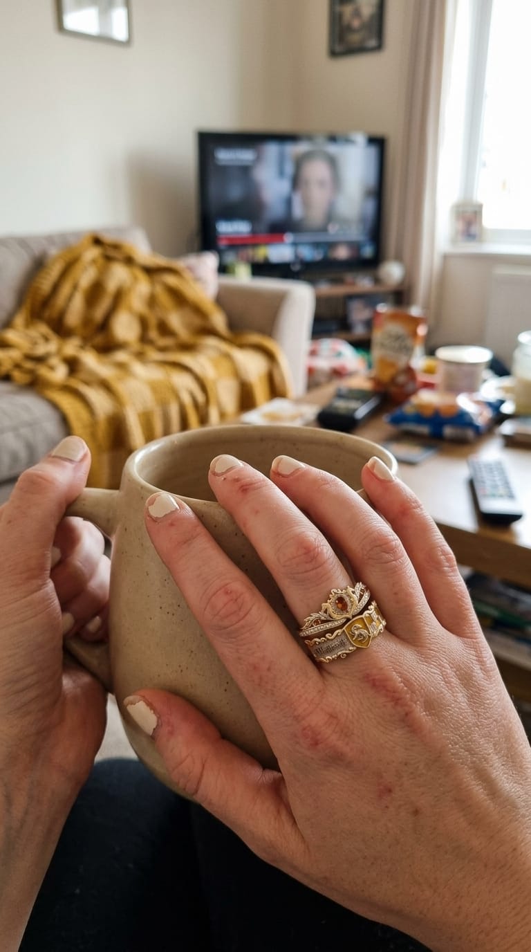Customer photo review of Matching House Crest Ring