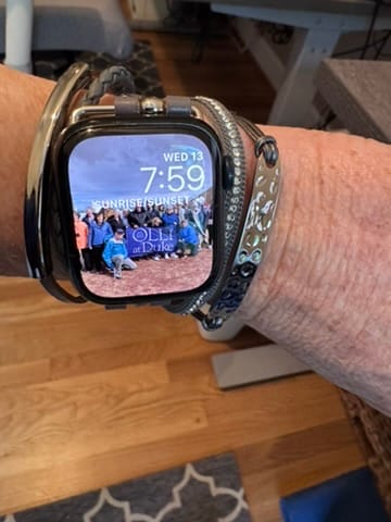Customer photo review of The Posh Watch Band for Apple Watch
