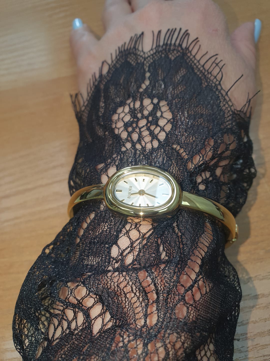 Customer photo review of Diana Petite Gold White