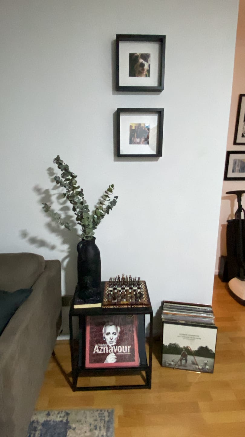 Customer photo review of Porta Vinilos Revista SIMPLE │ Metal BLACK