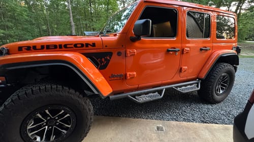 Customer photo review of Mountains (Paint Show) Fender Inserts (Set of 2)