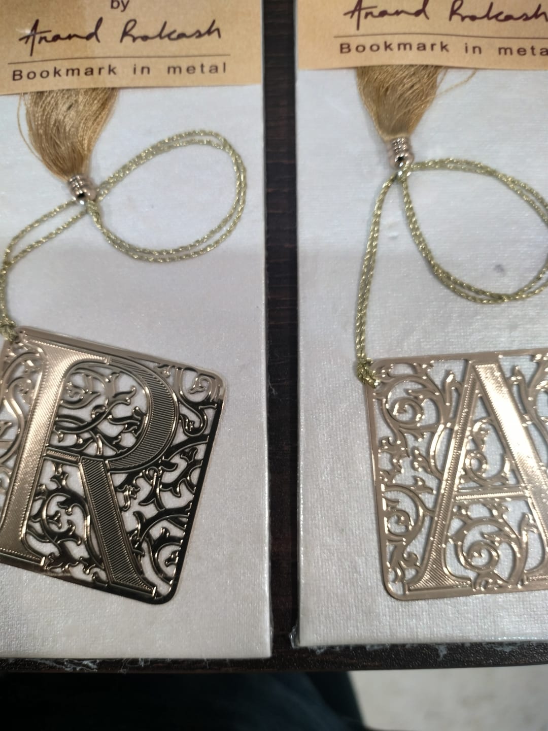 Customer photo review of Bookmark Alphabets - A B C D...
