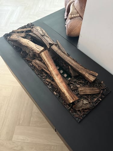 Customer photo review of Dimplex Logset 400L - Houtset voor Waterdamphaard Cassette 400/600