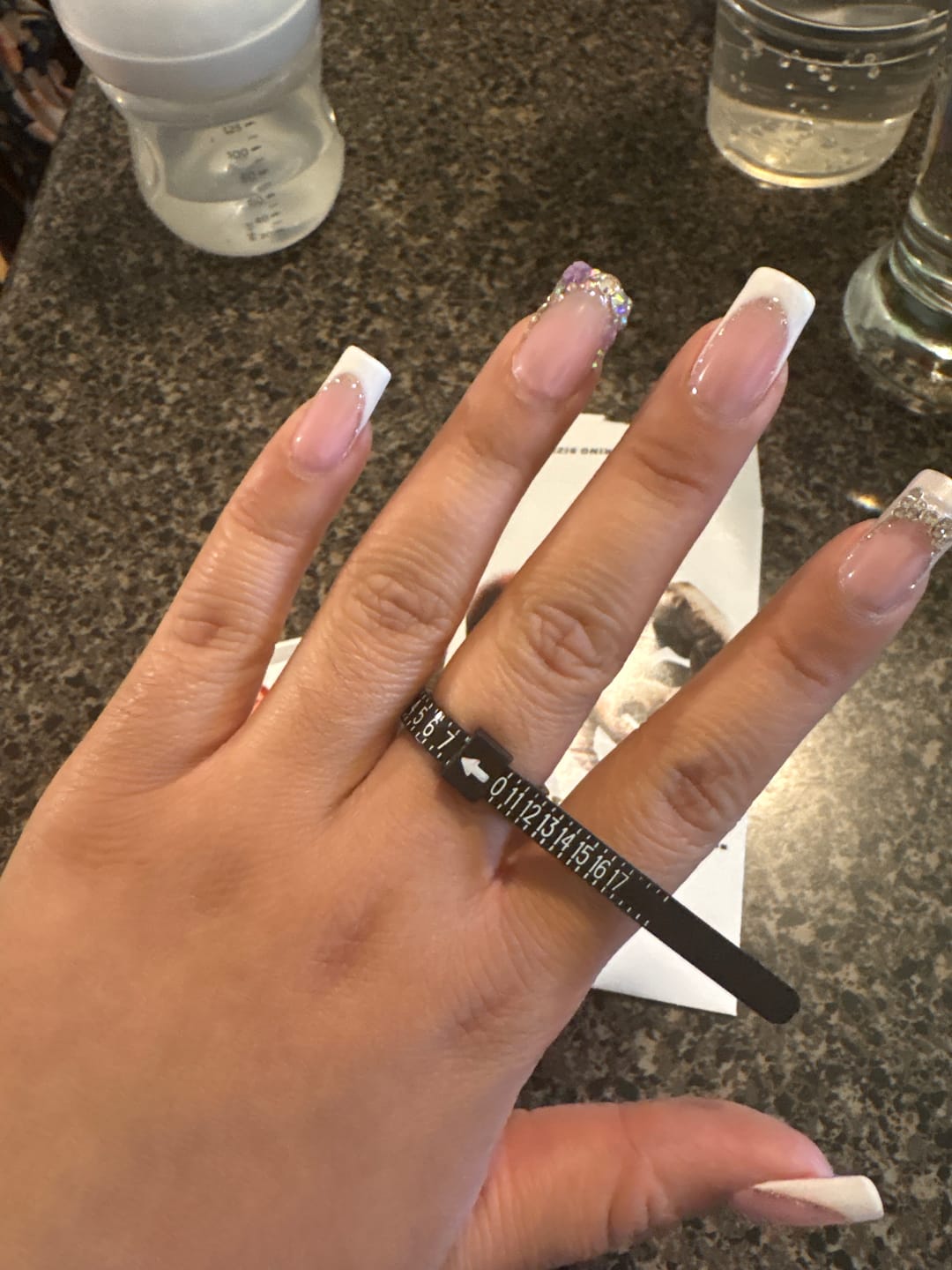 Customer photo review of FREE RING SIZER