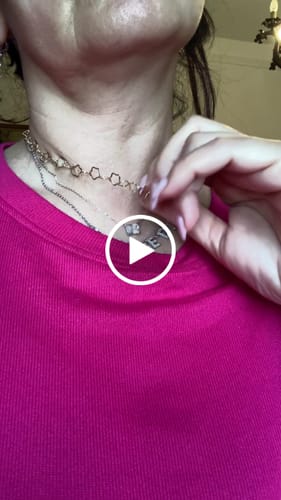 Customer video review of Collana "Stelle Link"