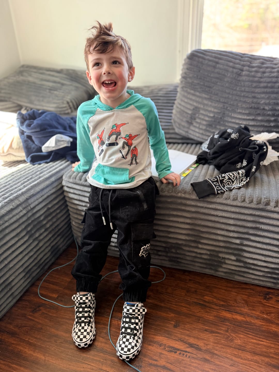 Customer photo review of SK8TR Hi-Top in Venice