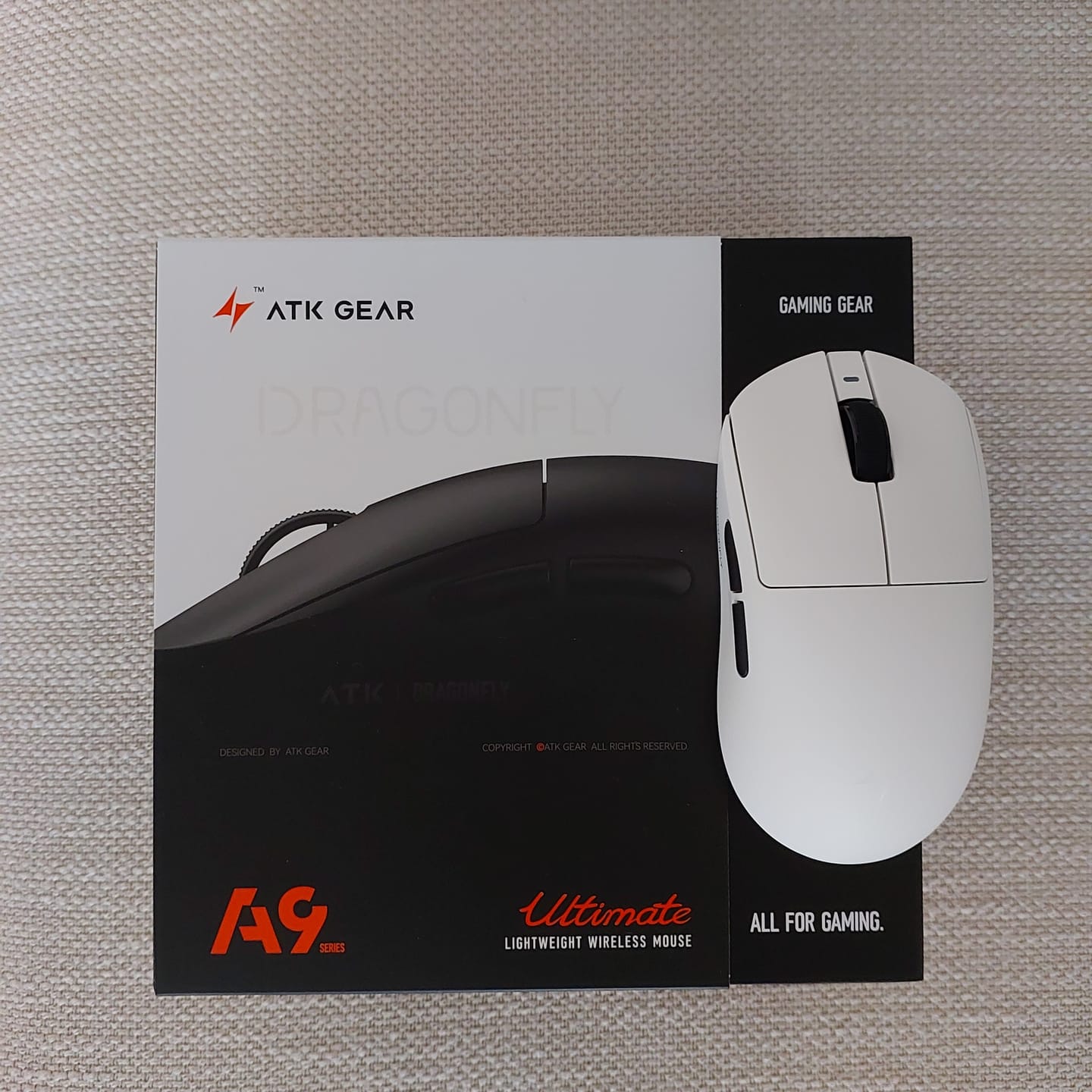 Customer photo review of ATK Dragonfly A9 Wireless Mouse