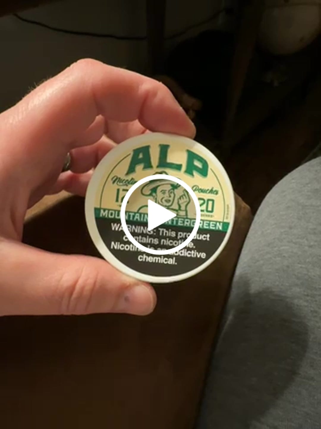 Customer video review of Mountain Wintergreen Nicotine Pouches