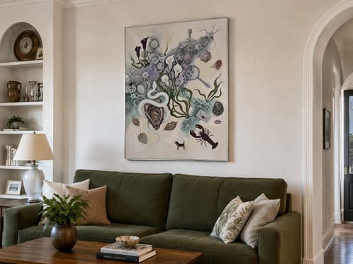 Customer review photo for Bio-Surrealism Art #CSQ002