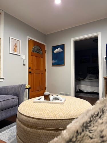 Customer photo review of Blue Cloud No1 Print