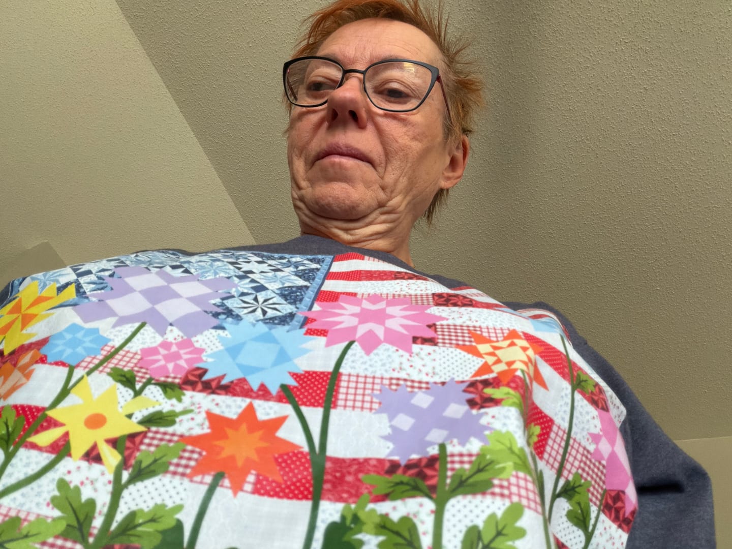 Customer photo review of Stars, Stripes & Stitches T-shirt