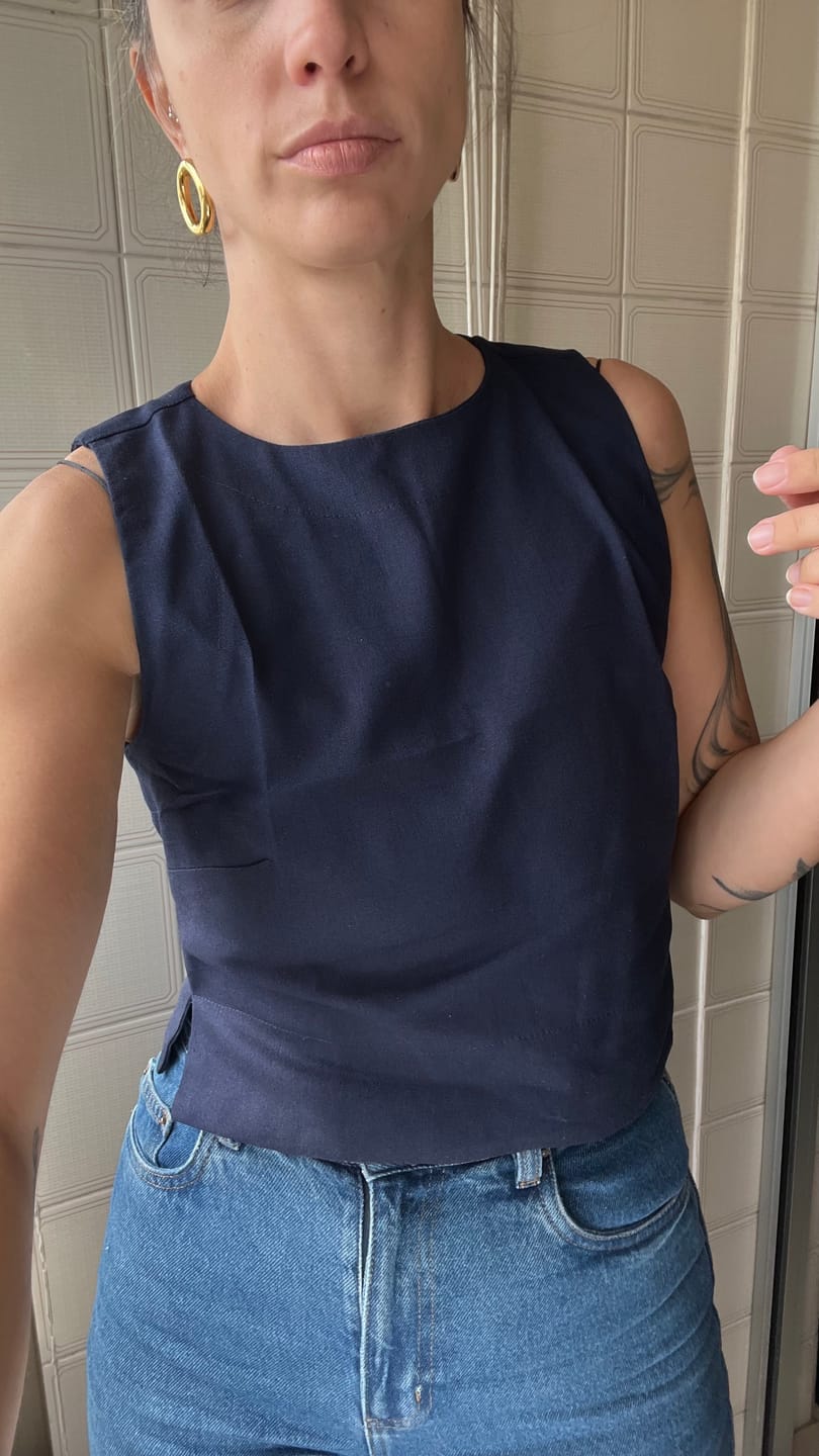 Customer photo review of Regata Angico Azul Escuro