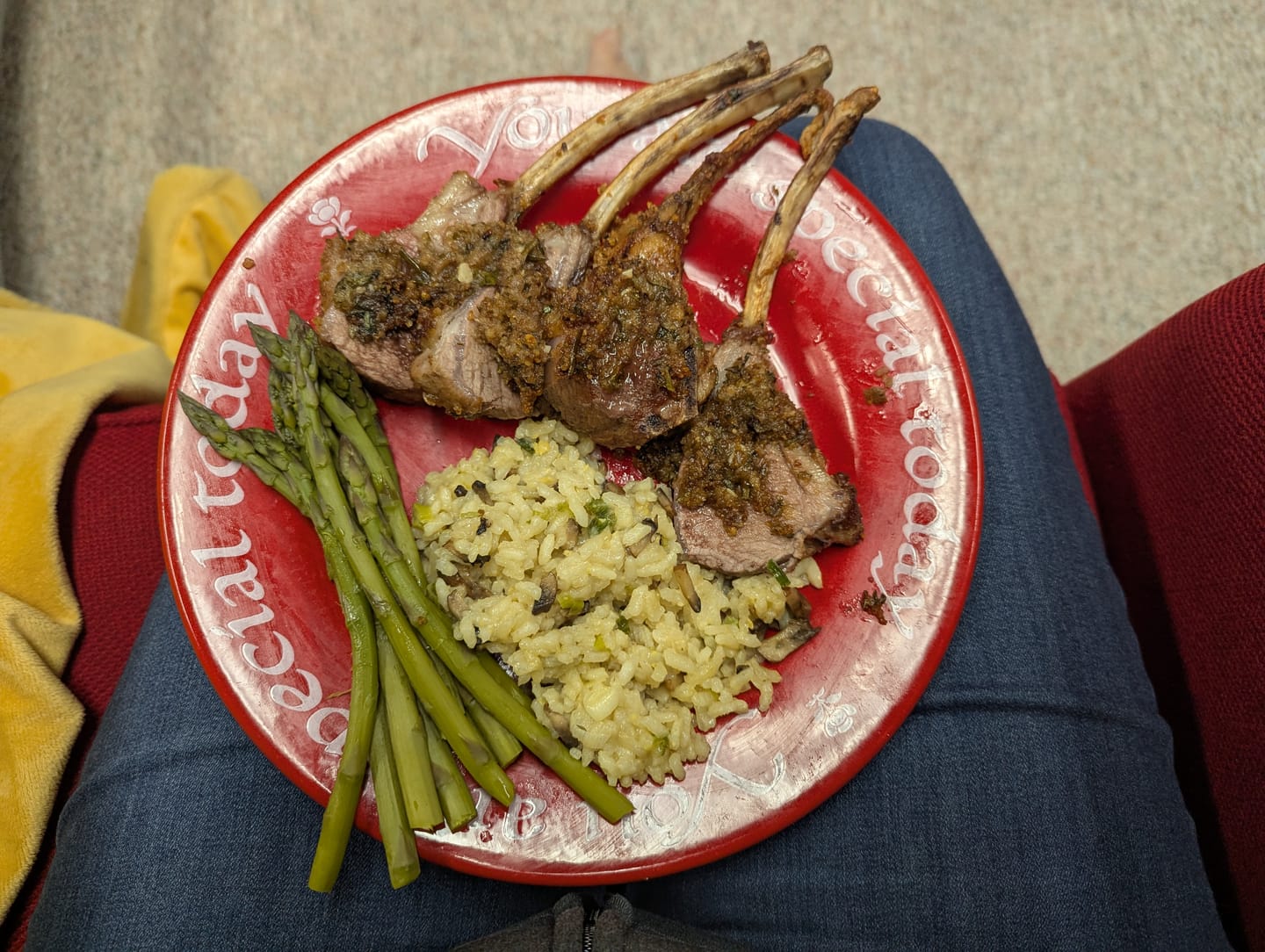 Customer photo review of Free Lamb Burgers (4 pk) -