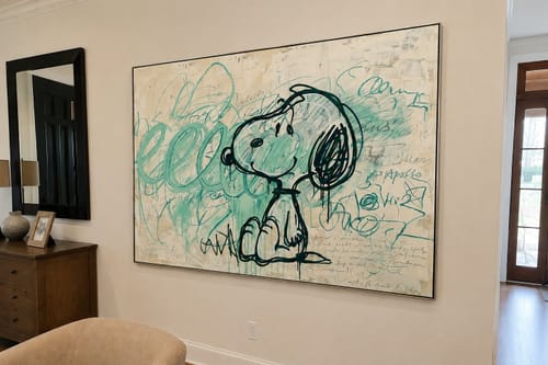 Customer review photo for Abstract Graffiti Art #CSQ041
