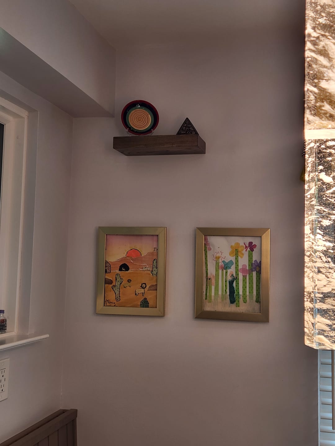 Customer photo review of Ash Floating Shelves