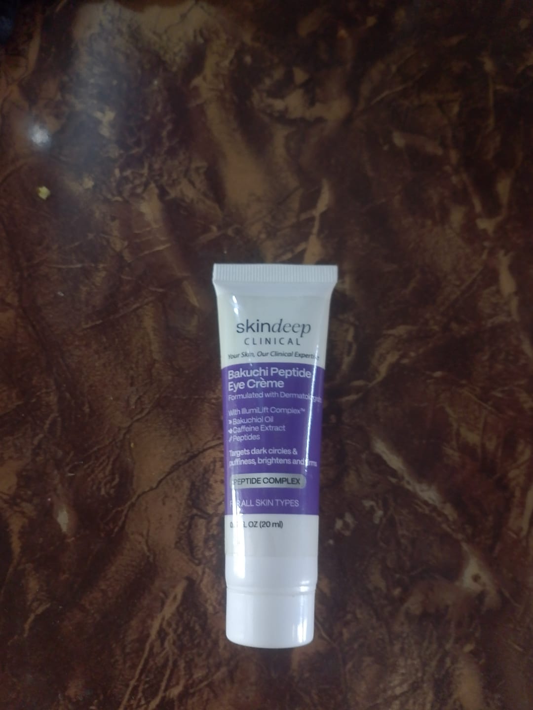 Customer photo review of Bakuchi Peptide Eye Crème