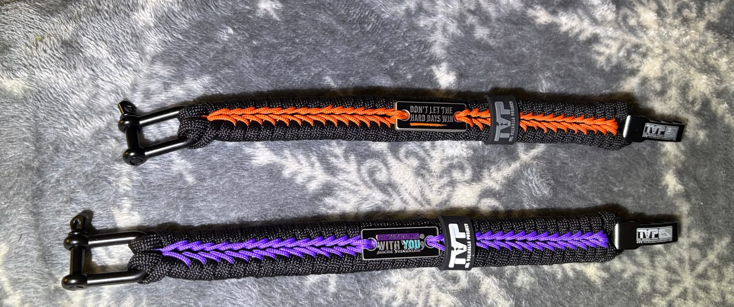 Customer photo review of You Belong Here - Paracord Bracelet