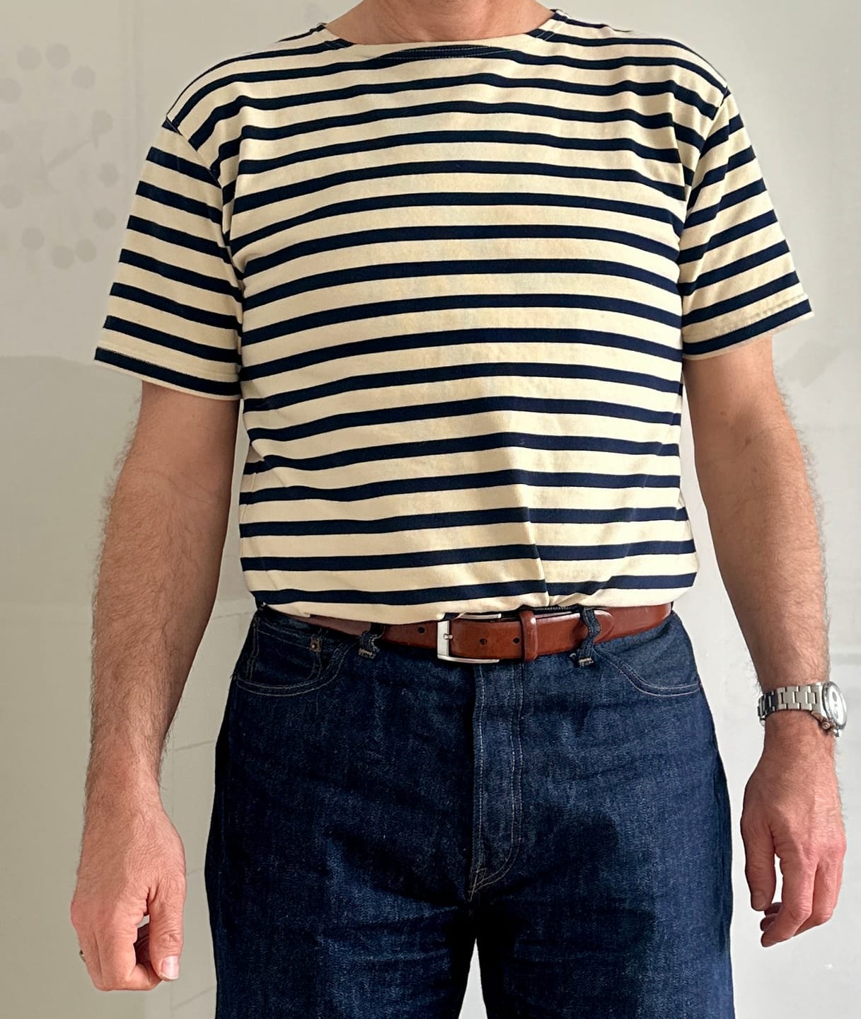 Customer photo review of Breton Stripe T-Shirt