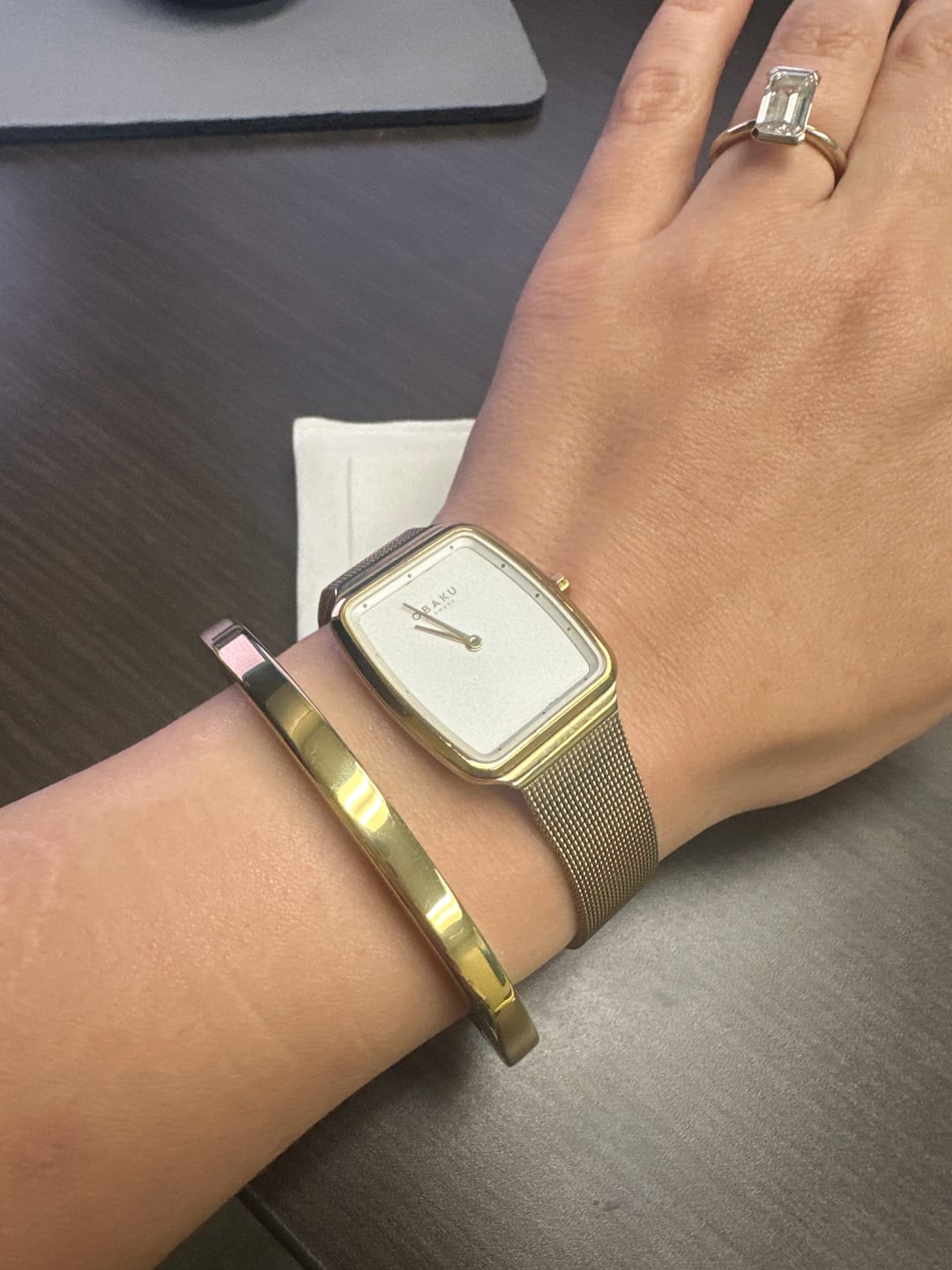 Customer photo review of Hair-tie Hider Cuff Bracelet