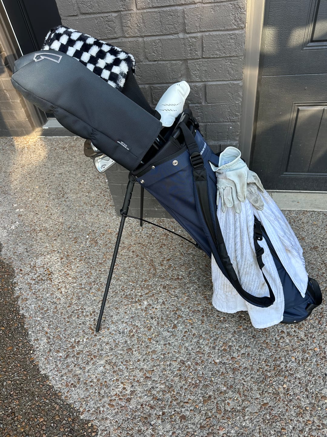 Customer photo review of Hudson Featherlite Golf Bag