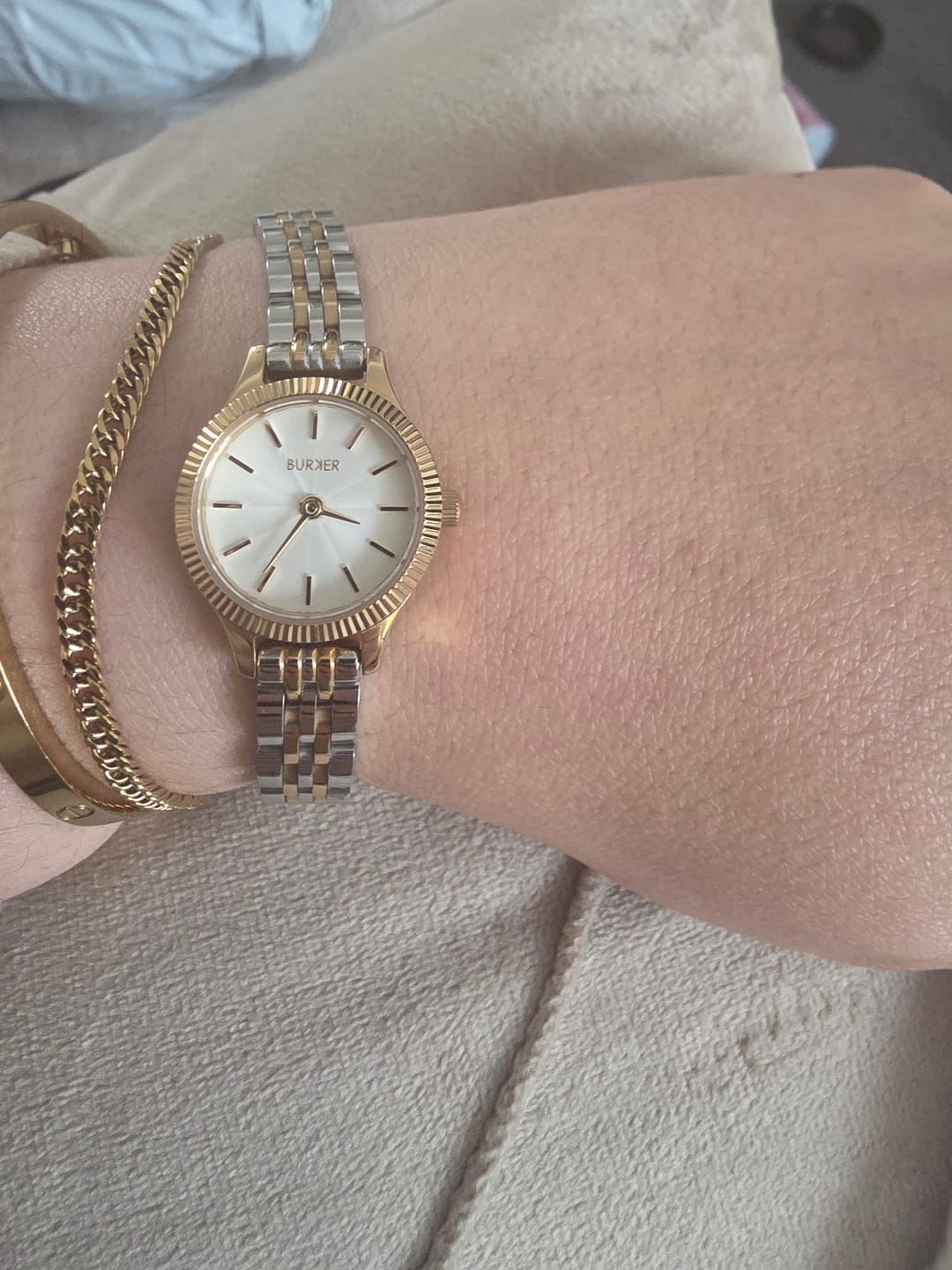 Customer photo review of Sophie Gold Silver