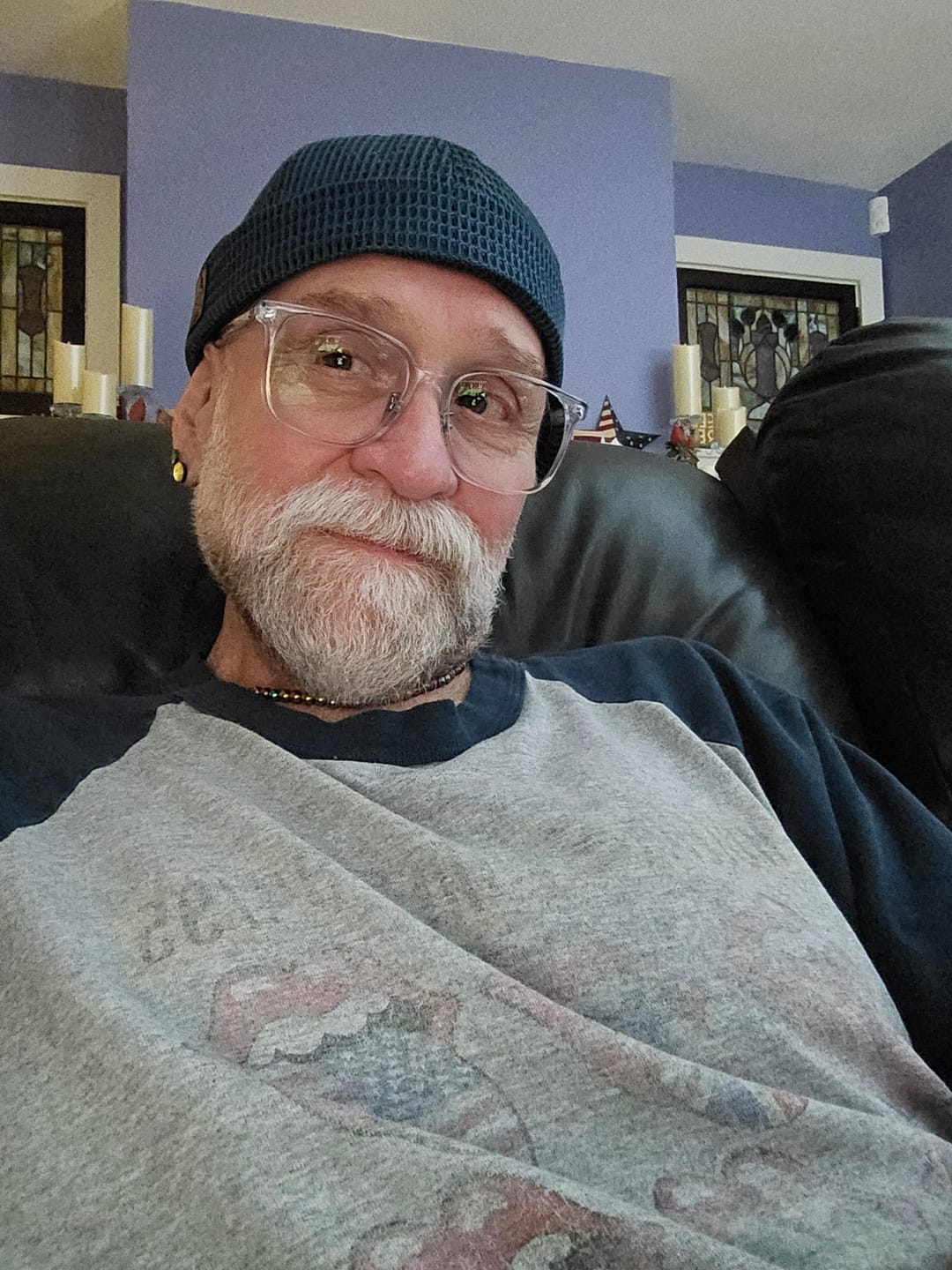 Customer photo review of Men’s Breathable Brimless Docker Hat – Lightweight Mesh Skull Cap for Summer Outdoor Wear