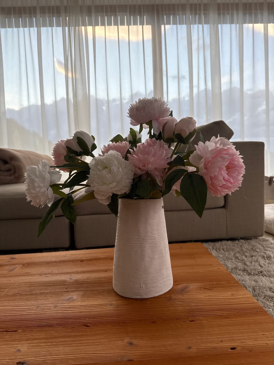 Customer photo review of Zijden Pioenrozen - Mix