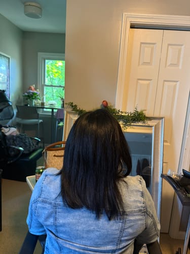 Customer photo review of Coconut Liss™ Hair Straightening Intro Set 200ml (6.7 fl. oz)