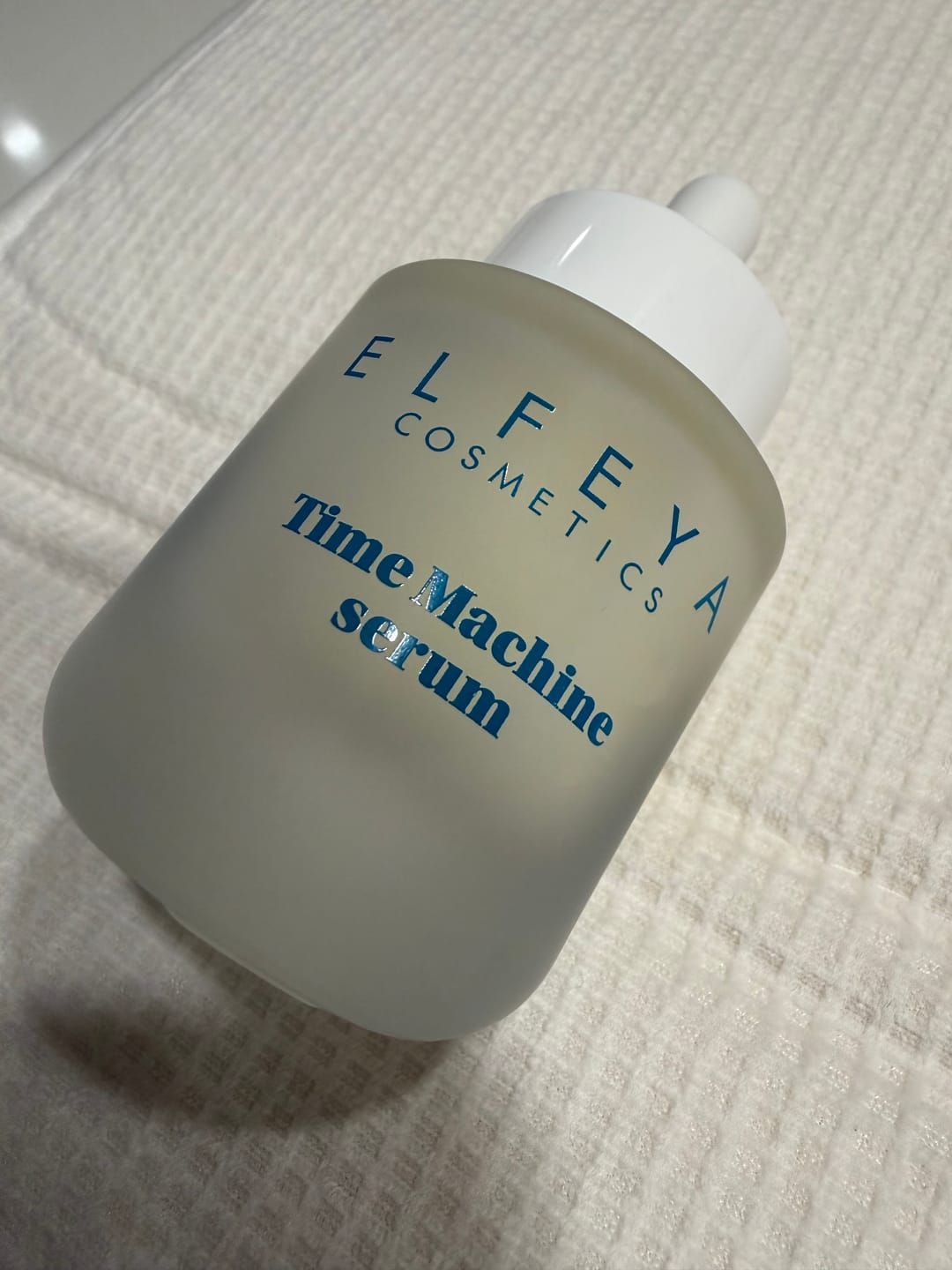 Customer photo review of Time Machine Peptides Serum with Elasticity & Glow