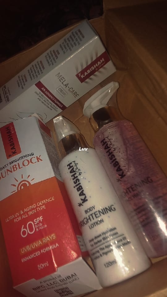 Customer photo review of Special Pigmentation Bundle