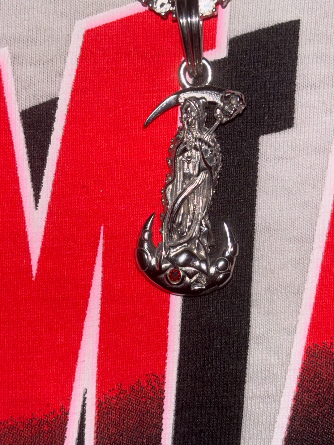 Customer photo review of UPGRADED SANTA MUERTE PENDANT