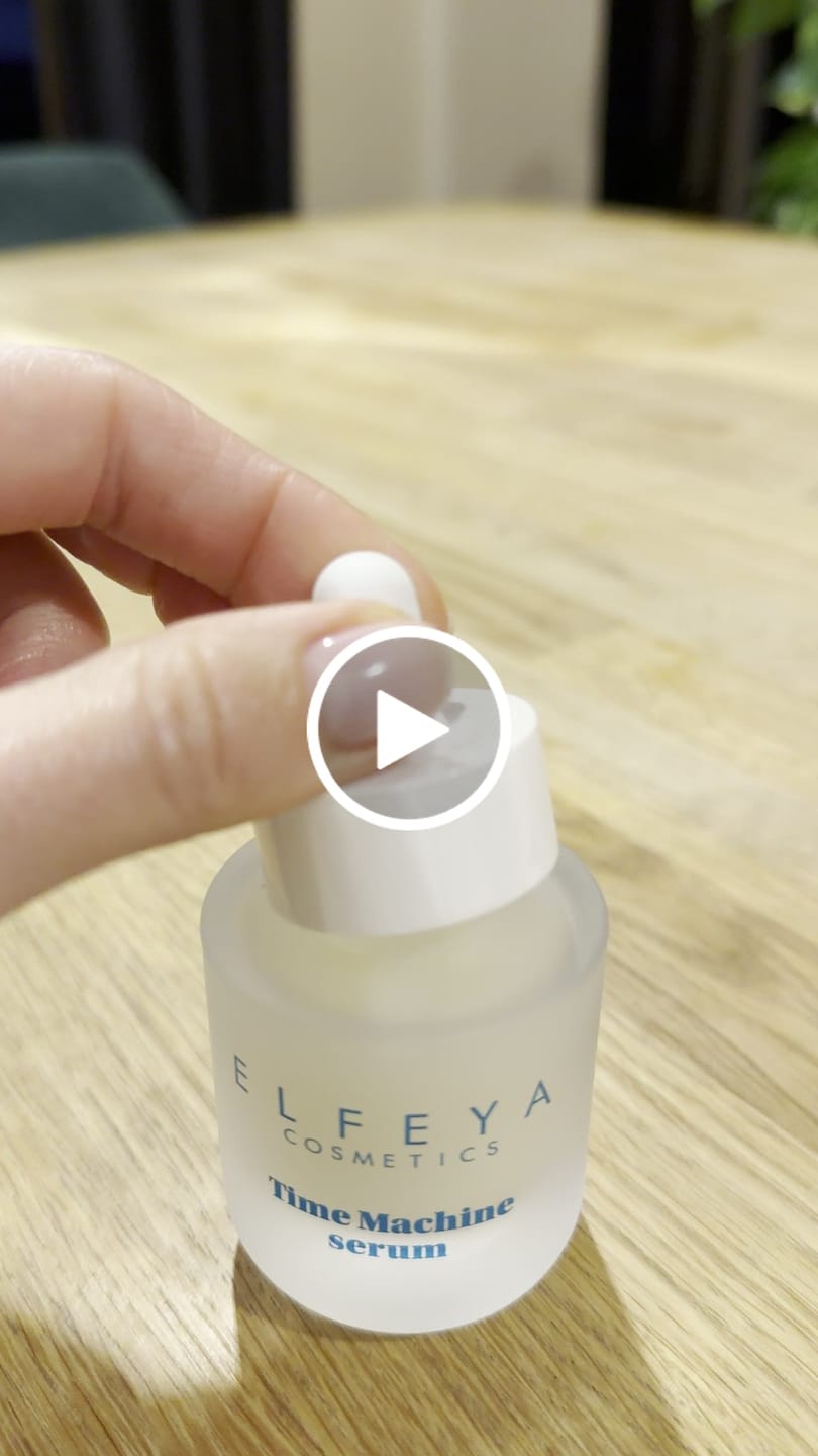 Customer video review of Time Machine Peptides Serum with Elasticity & Glow