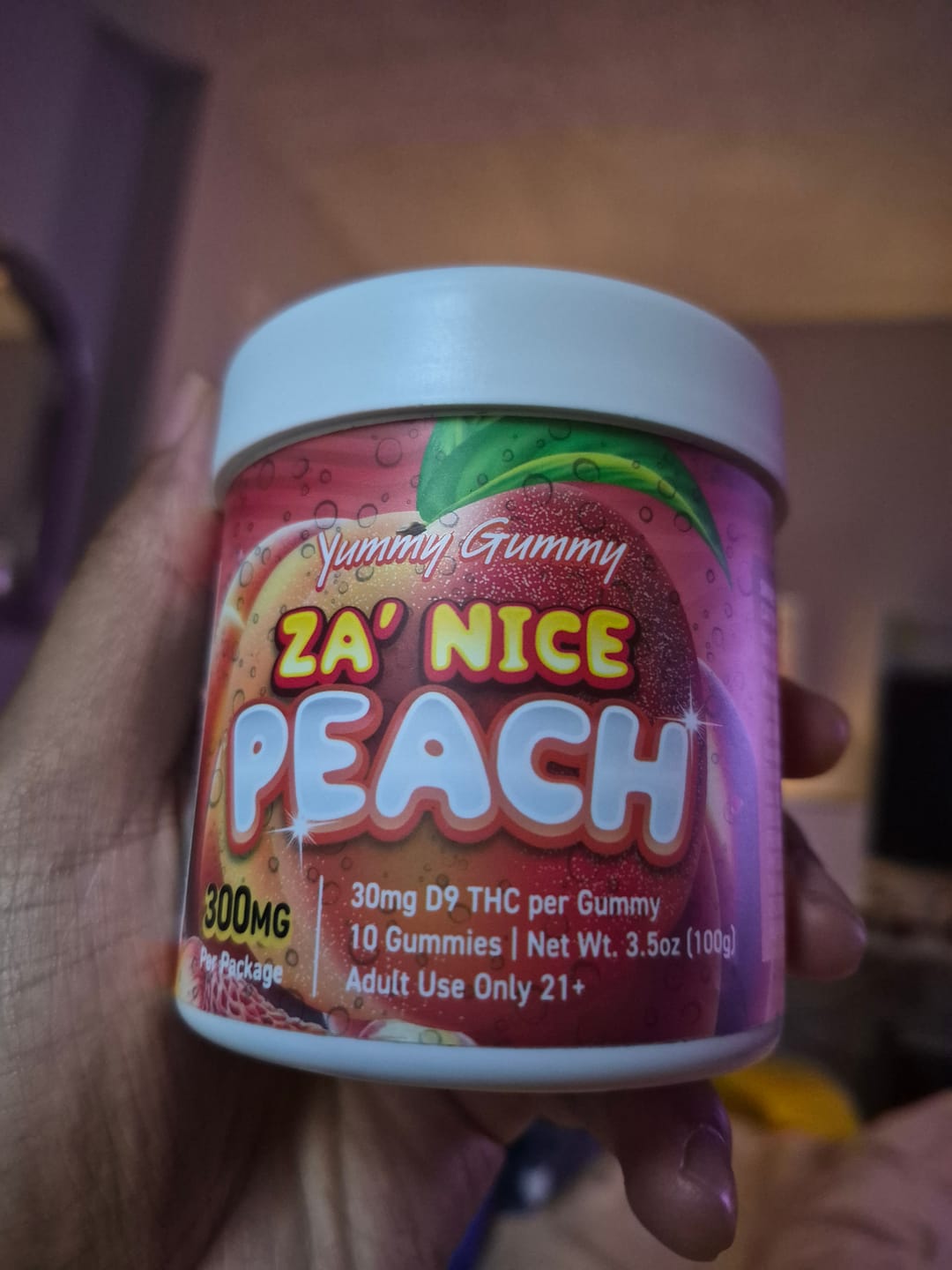 Customer photo review of 300MG Yummy Gummy D9