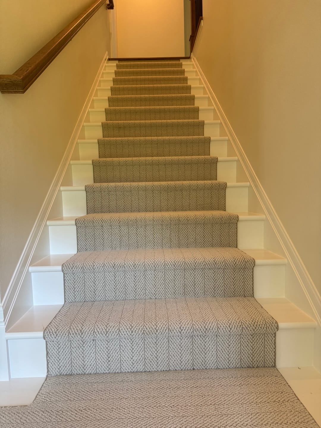 Customer photo review of Amalfi Spartis Herringbone Stair Runner