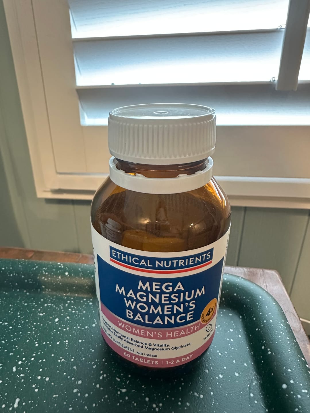 Customer photo review of Ethical Nutrients Mega Magnesium Women's Balance (60 Tablets)