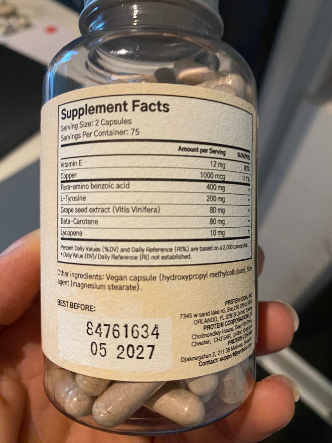 Customer photo review of Self Tanning | 150 Capsules