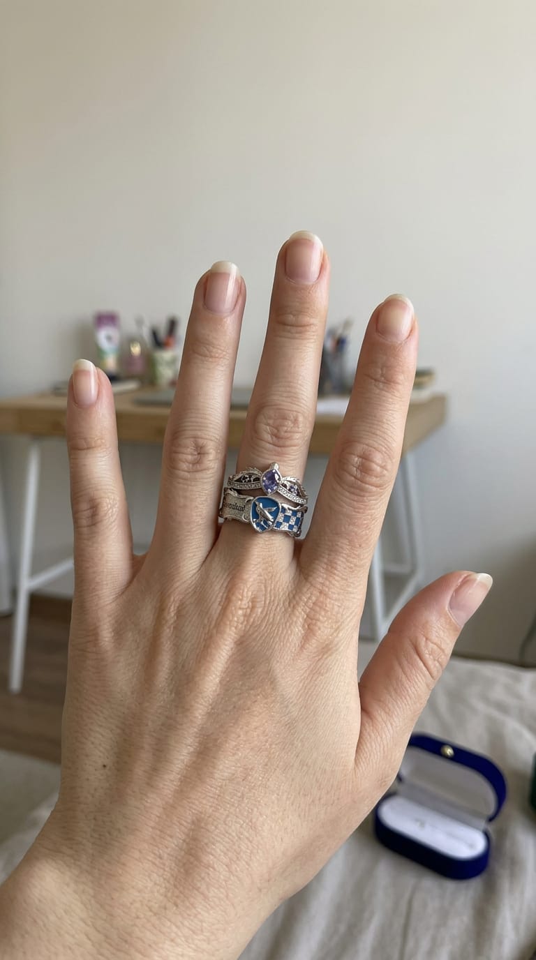 Customer photo review of Matching House Crest Ring