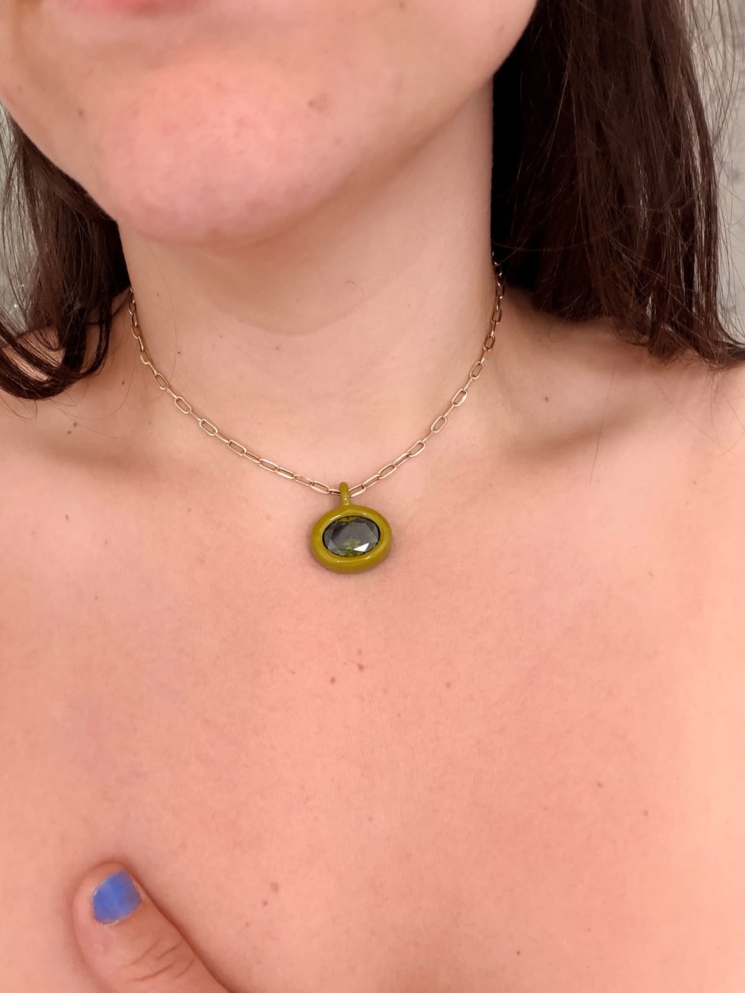 Customer photo review of The Birthstone Charm